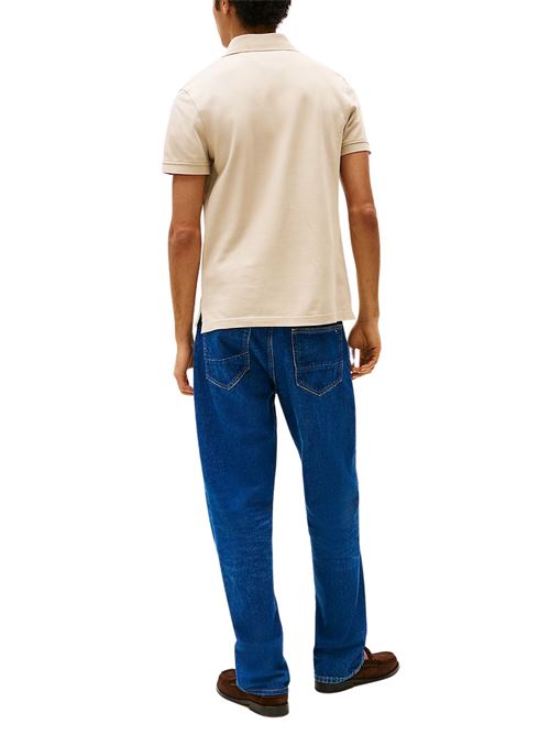 Polo uomo beige in cotone Tommy Hilfiger | MW0MW17771RBT